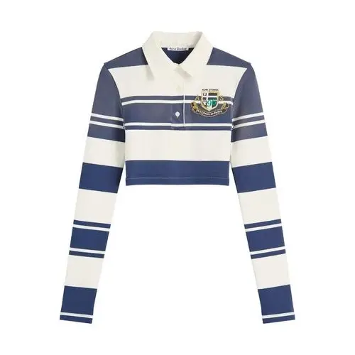 Acne Studios Euston Cropped Polo Shirt