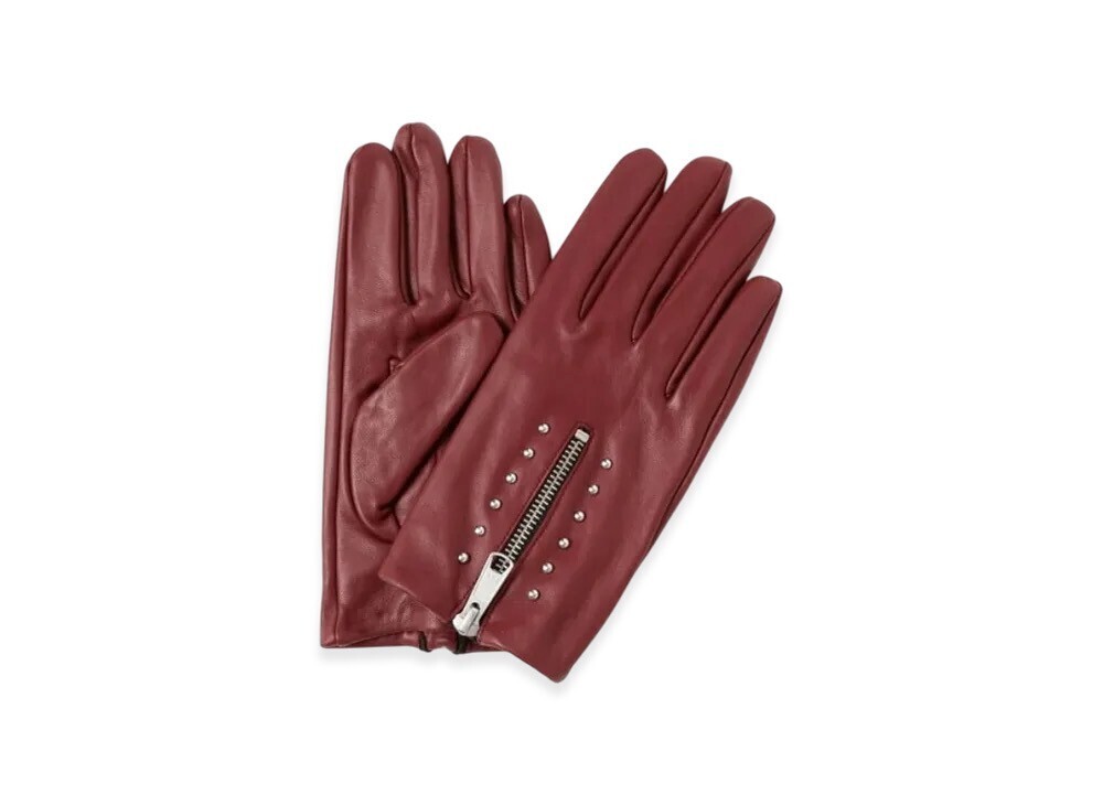 BEAMS FUTURE ARCHIVE Leather Glove "Red"