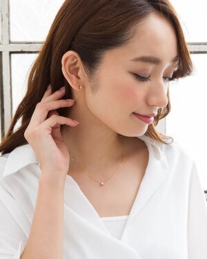 Sweets Jewelry Market 【1291905】 ダイヤモンド 0.08ct スター (星) ネックレス
