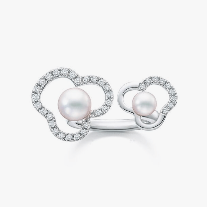 TASAKI チャンツ デュオ ダイヤモンド パヴェ リング