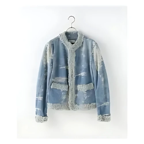TAAKK COLLARLESS JACKET:デニムジャケット