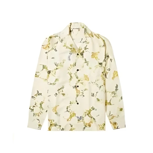 Acne Studios Simon Floral Polka Print Shirt