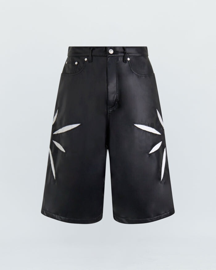 KUSIKOHC ORIGAMI CUT-OUT SHORTS