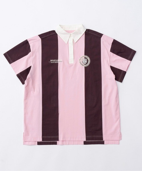 MAISON SPECIAL Oversize Rugby Shirt/オーバーラガーシャツ