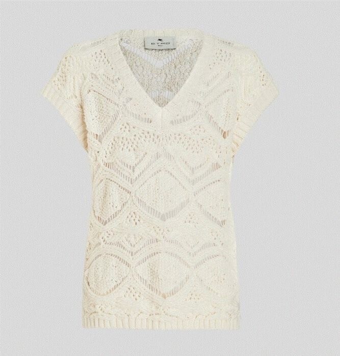 ETRO フローラルニットベスト