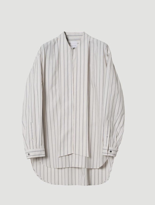 SUBLATIONS COTTON STRIPE BOW TIE BLOUSE .08