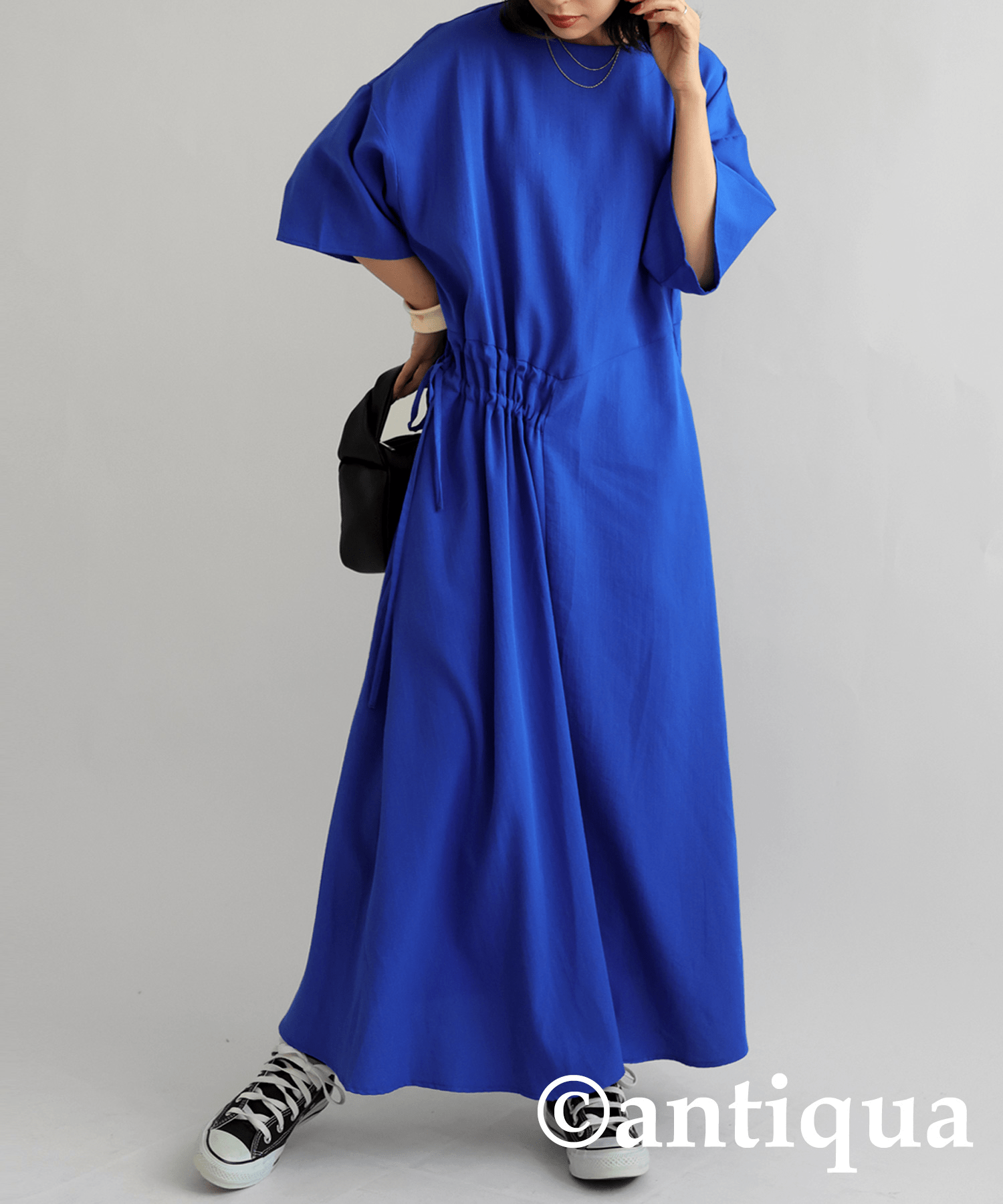 antiqua アシメワンピース ワンピース レディース ロング・po-00160