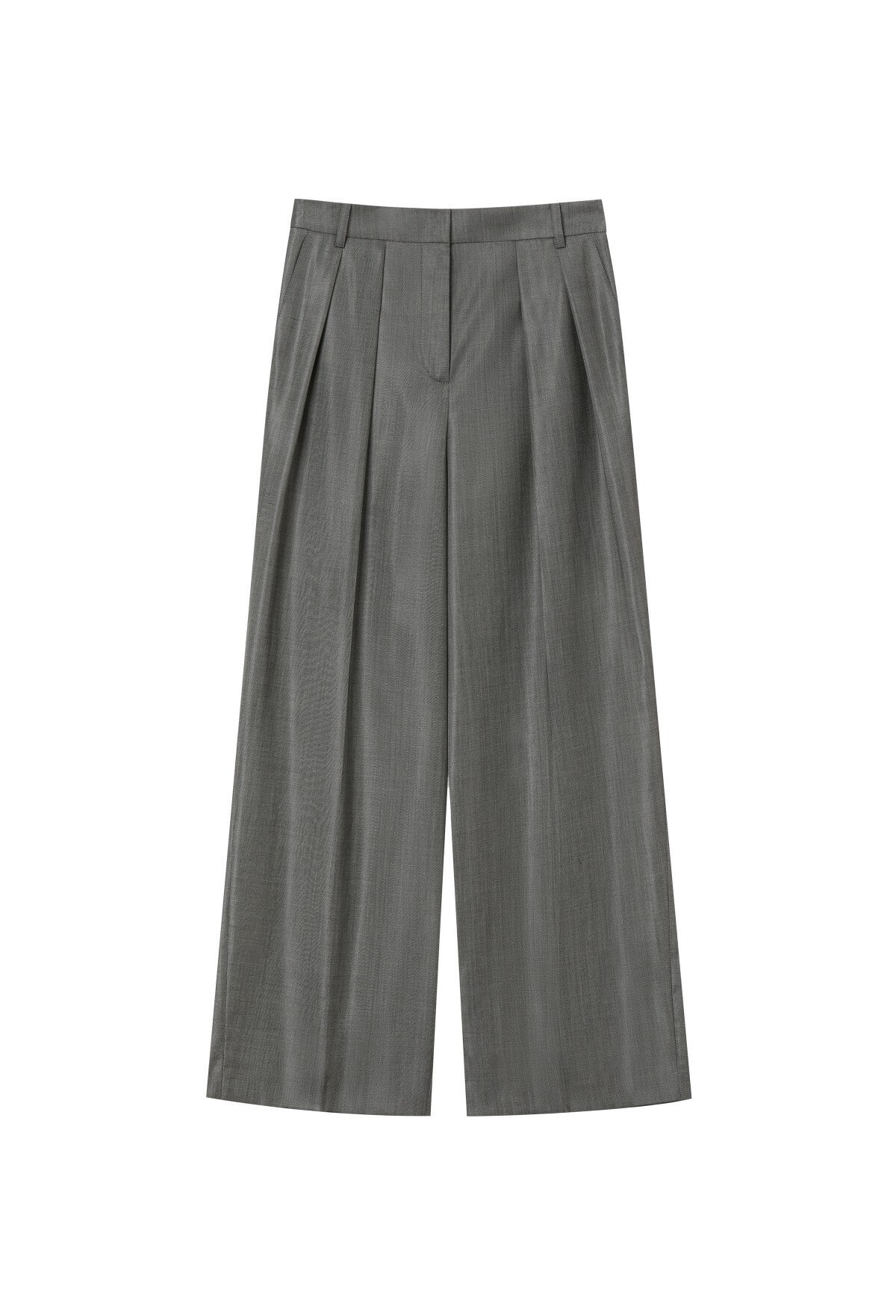 ORR Lux Wool Silk Trousers Grey