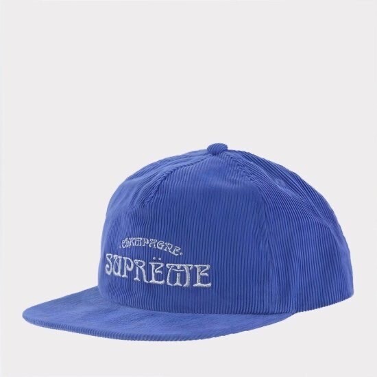 Supreme Champagne Corduroy 5Panel Cap