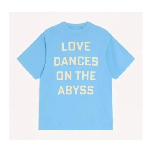 VALENTINO Love Dances on the Abyss & Made in Valentino プリント コットン Tシャツ