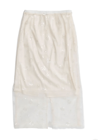 PRANK PROJECT Veil Lace Layered Skirt