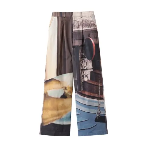 MAISON SPECIAL Cityscape Photo Collage Pants