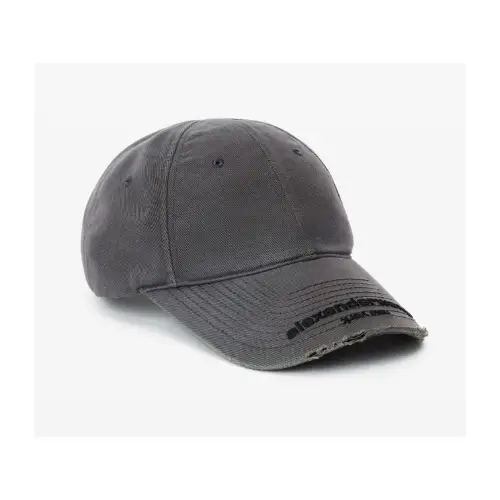 Alexander Wang ディストレストロゴ ベースボールキャップ