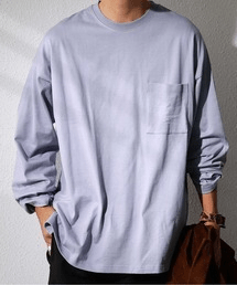 antiqua バスク ロンT Tシャツ メンズ トップス 綿100 長袖・za-00091m