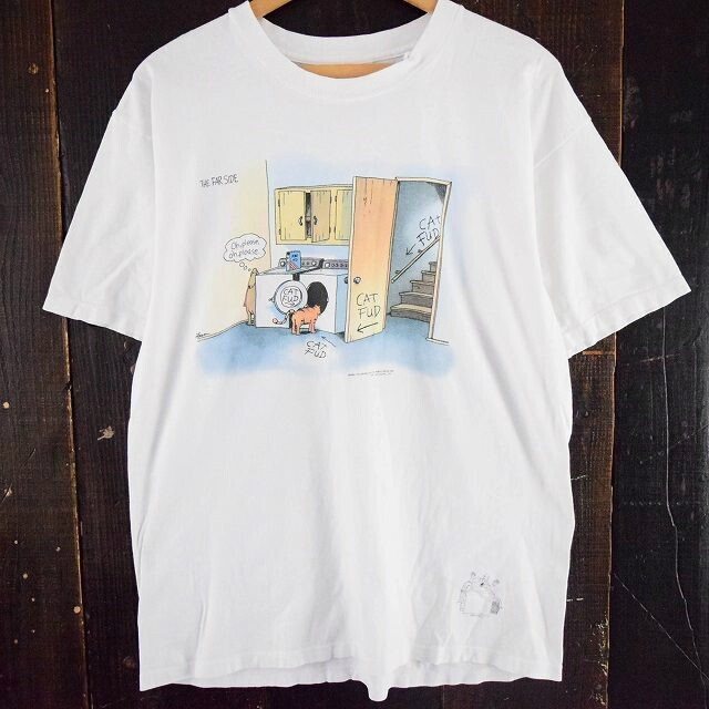 Vintage 90'sGaryLarson The Far Side "Oh,please, ..." USA製ファニーイラストT