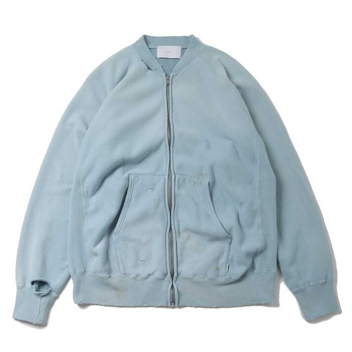 SUGARHILL AGED ZIP-UP SWEAT SHIRT