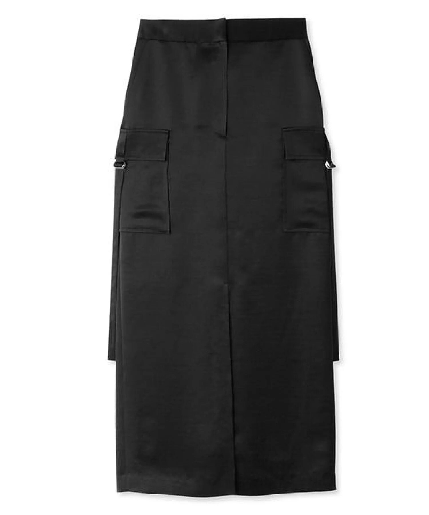 FRAY I.D サテンカーゴストレートスカート