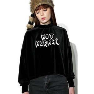 Lazy Oaf Not Normal Velvet Sweater