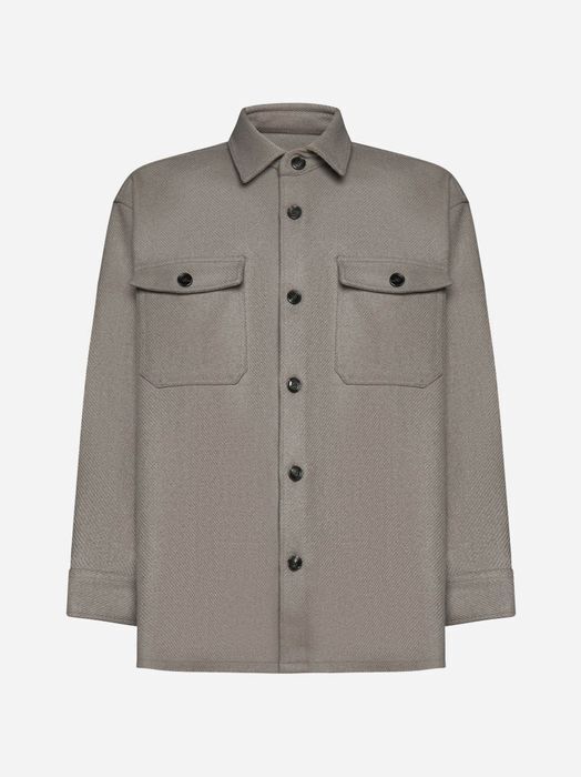 AMI PARIS Oversized Wool Overshirt