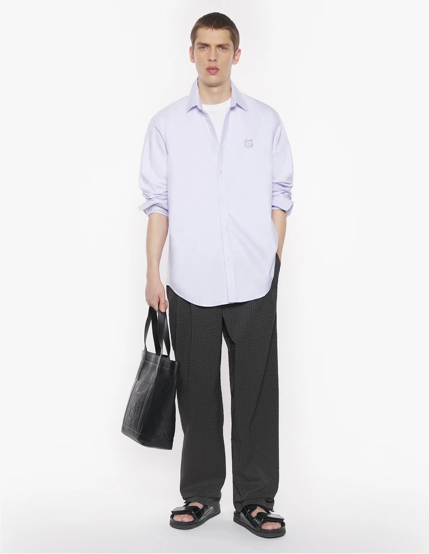 Maison Kitsuné CONTOUR FOX HEAD SKATE SHIRT