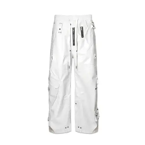 COZY WORLDWIDE Ghidorah Chaos Leather Cargo Pants