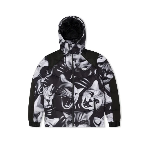 RIPNDIP Neon Cat Puffer Jacket