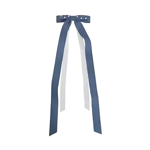 CALNAMUR DENIM LONG RIBBON BIJOU VALLET