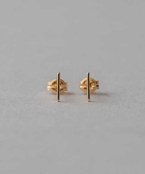 ete [ONLINE Limited] K10YG ワイヤー ピアス