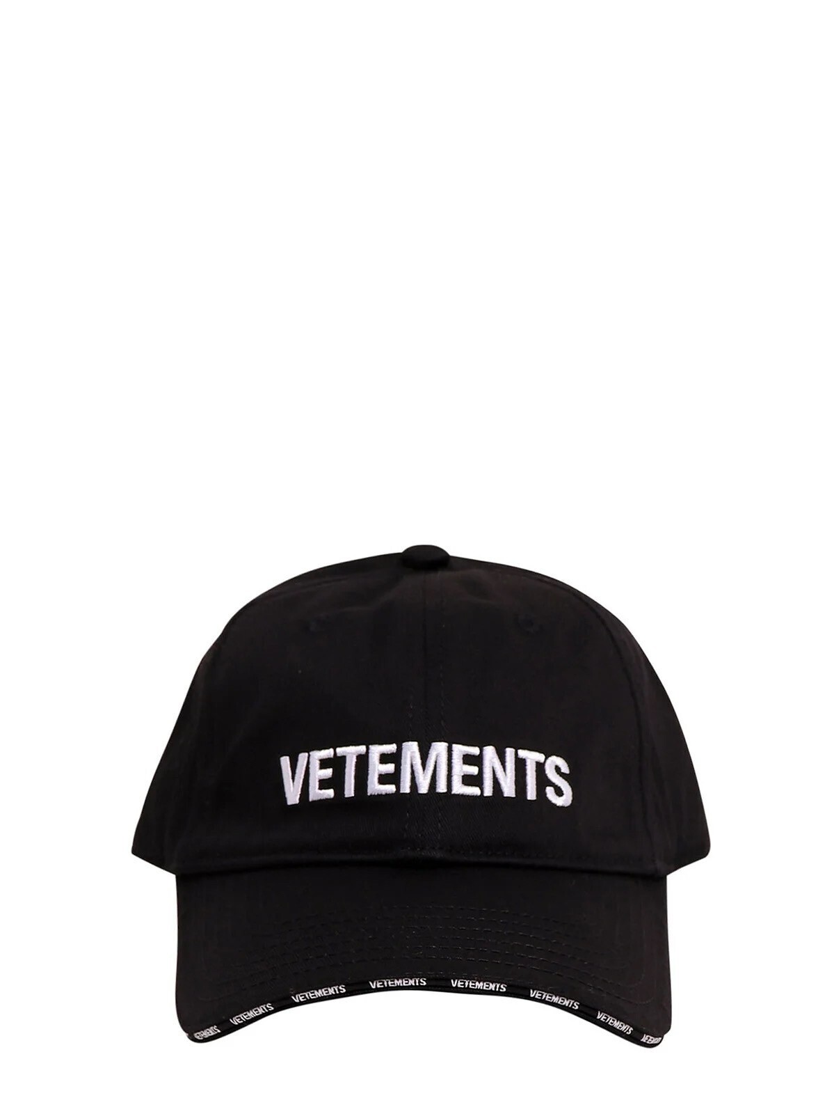 VETEMENTS ロゴ刺繍キャップ