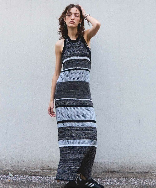 MAISON SPECIAL Halter Neck Knit Dress/ホルターネックニットワンピース