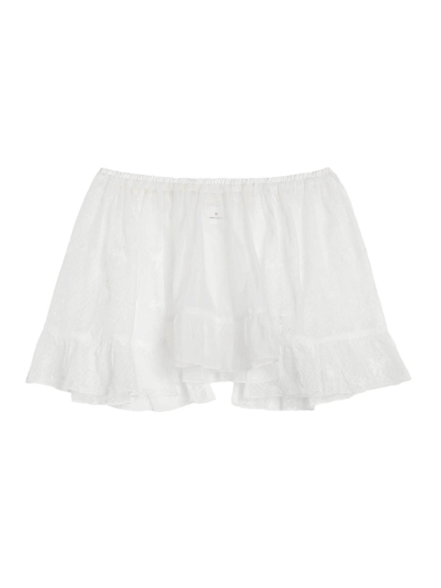 merry jenny sheer lacy frill apron
