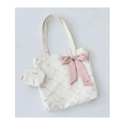 Rosé Muse Original print tote with tissue pouch