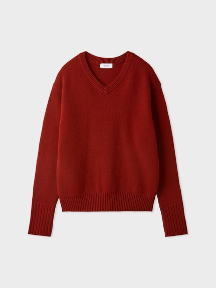 MIESROHE コンフォートWOOLVネックニット