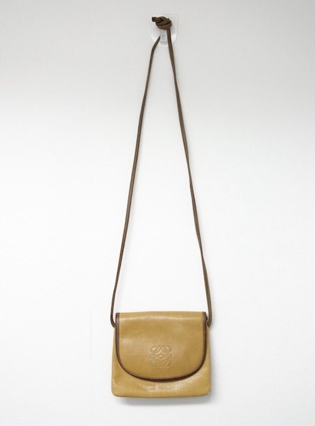 LOEWE ロゴ レザー ミニショルダーバッグ