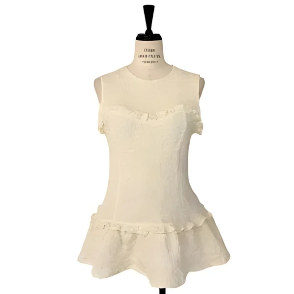 HONEY MI HONEY crinkle frill tops