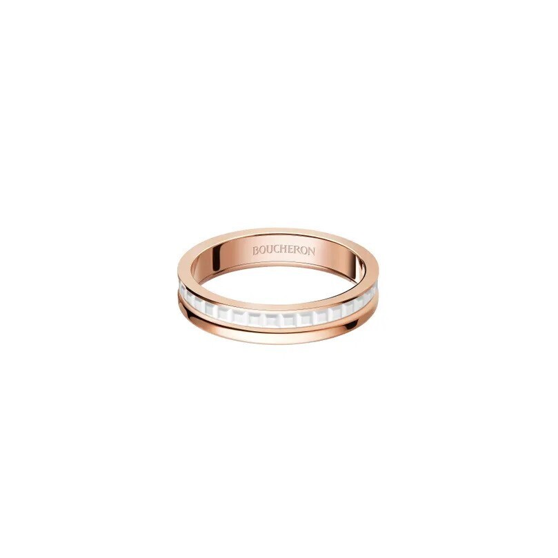 BOUCHERON quatre white editionキャトル ホワイト リング ハーフ