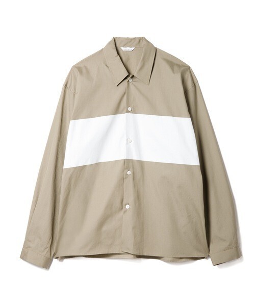 Sandinista Broad Line Print Slit Shirt