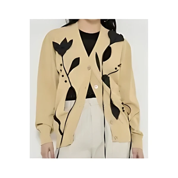 RIV NOBUHIKO RAMM FLOWER CARDIGAN