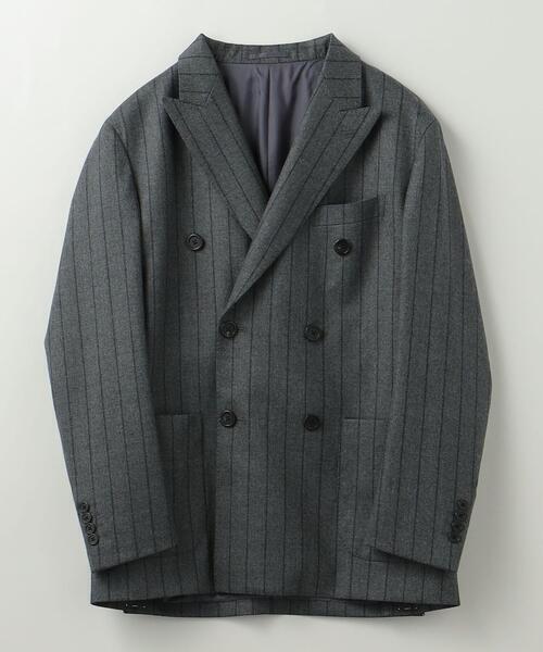 UNITED ARROWS & SONS FLN/STRIPE 6BDB JACKET
