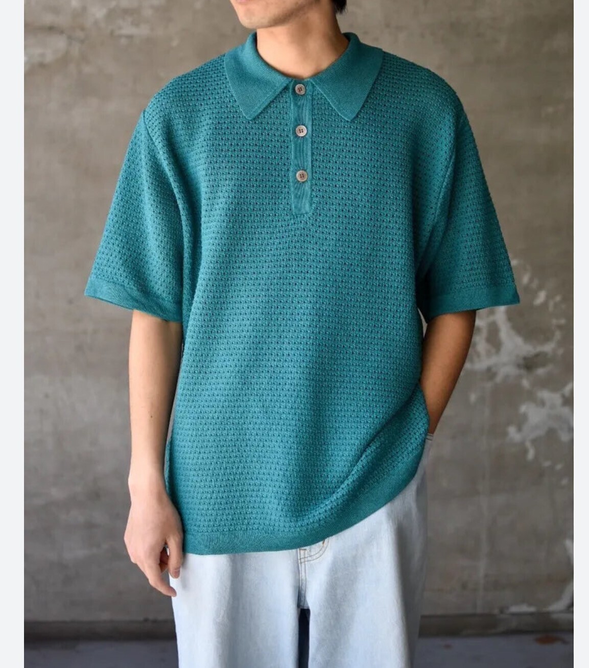 BATONER SUMMER KNIT POLO S/S