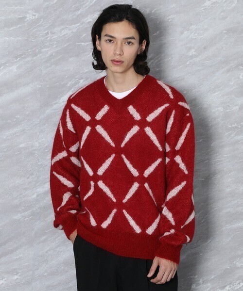 CITY TOKYO DAISEYモヘア・Vネックニット