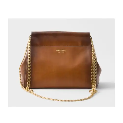 PRADA アンシェネ レザー ミニバッグ