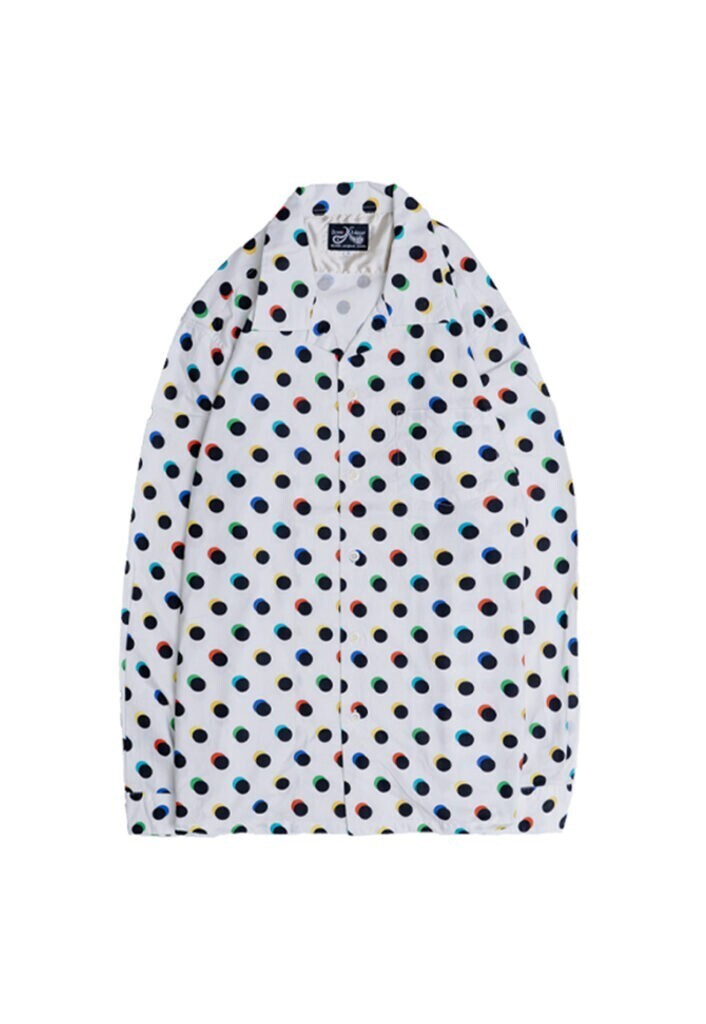 No name DRESS HIPPY DOUBLE DOT USA L/S SHIRT
