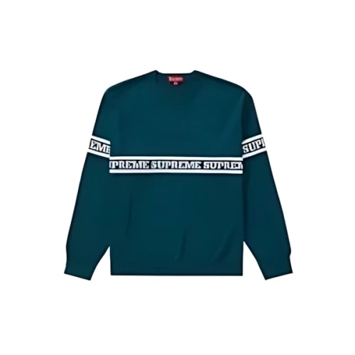 Supreme Logo Stripe Knit Top