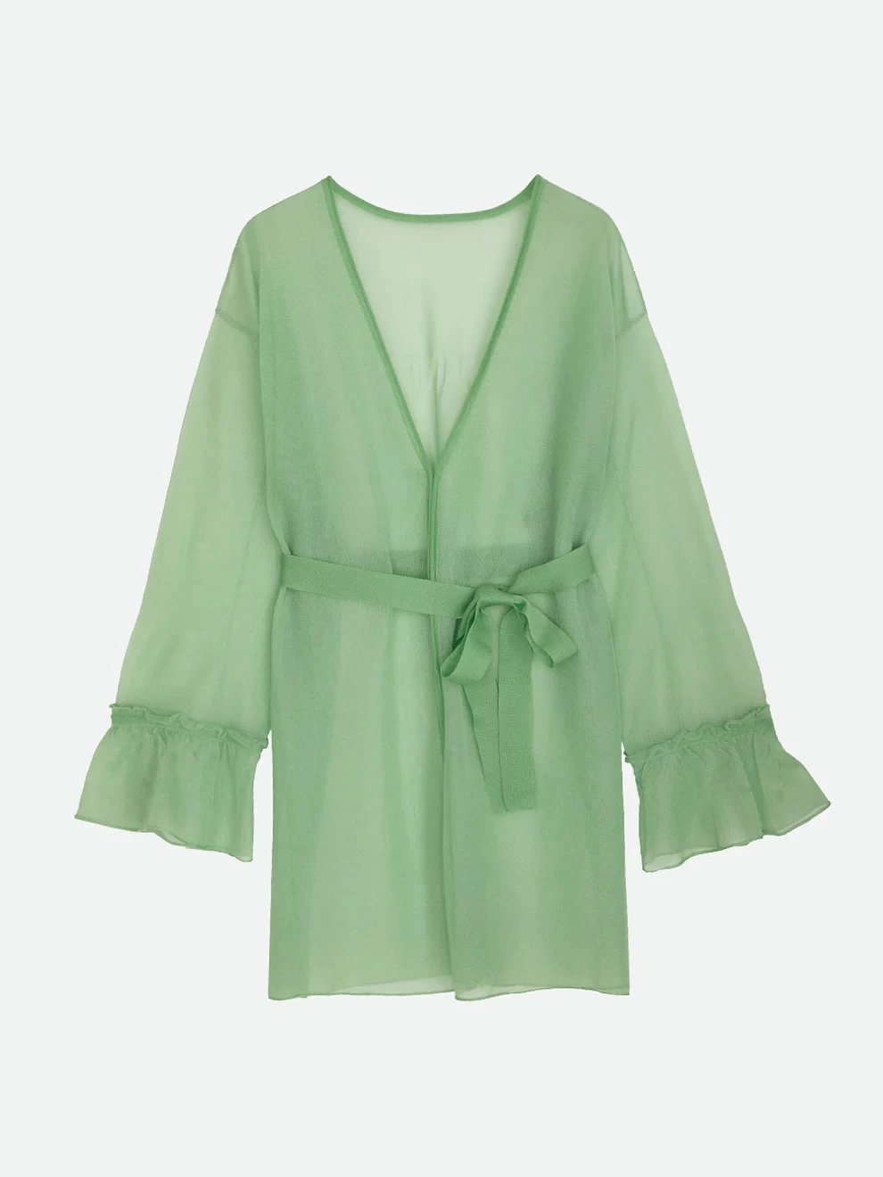 NOUNLESS NL SHEER KNIT CARDIGAN