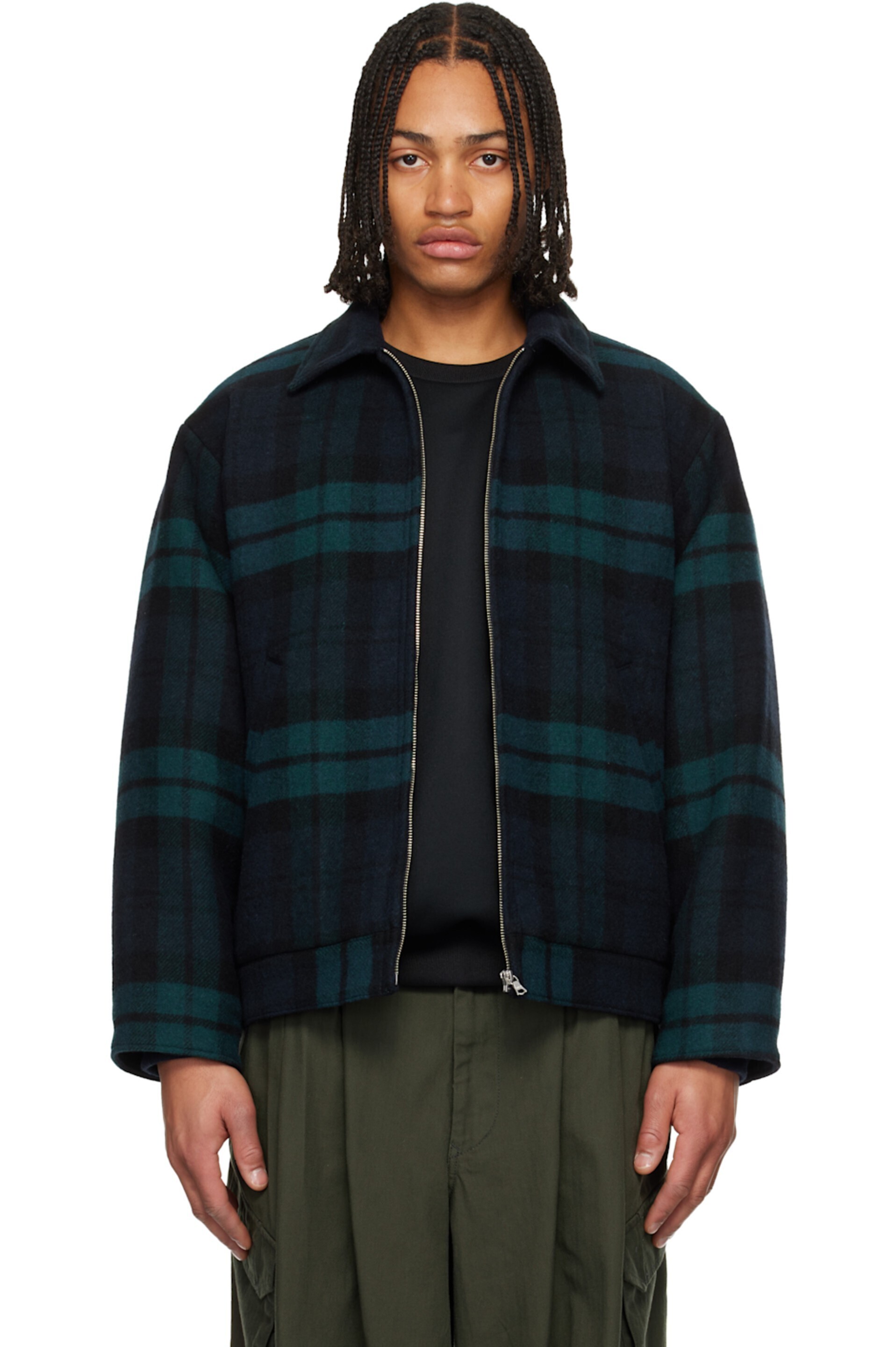 WTAPS グリーン&ブルー Wrecker ジャケット