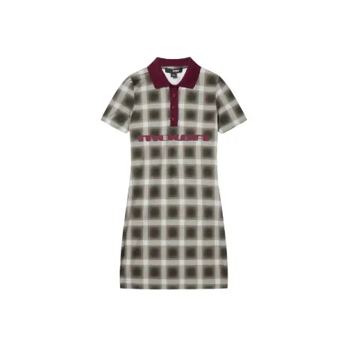 MOWALOLA POLO DRESS BROWN