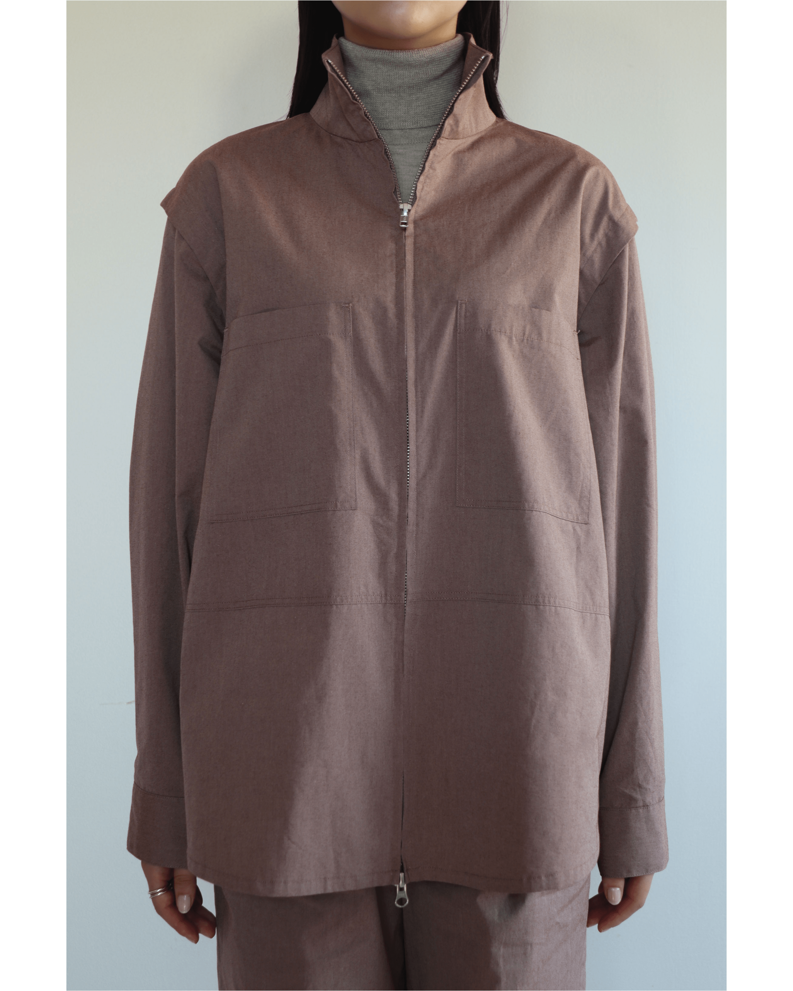 The Noetic. Chambray Shirt Blouson