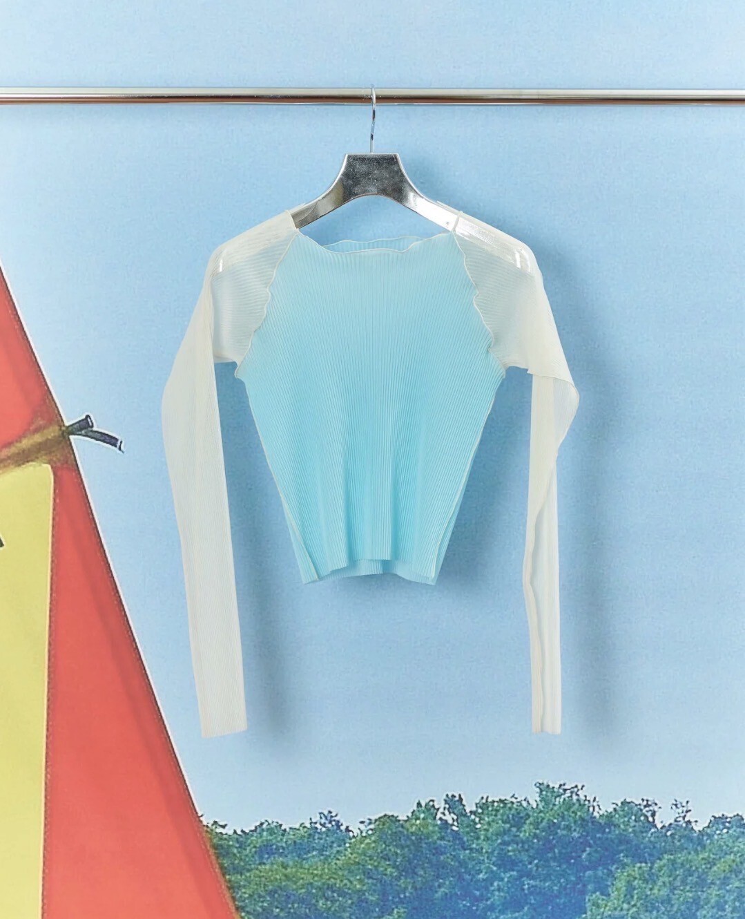 kotohayokozawa TDX6S-SRT〈SHEER RAGLAN TOP〉RAMUNE