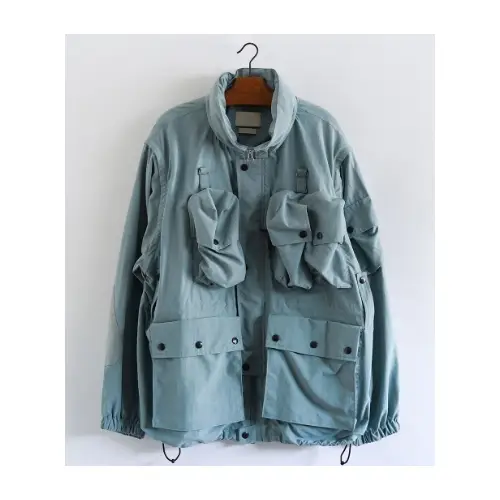 YOKE NYLON MULTI POCKETS DETACHABLE UTILITY BLOUSON